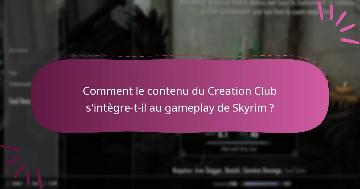 Quels thèmes sont explorés dans le contenu du Creation Club ?