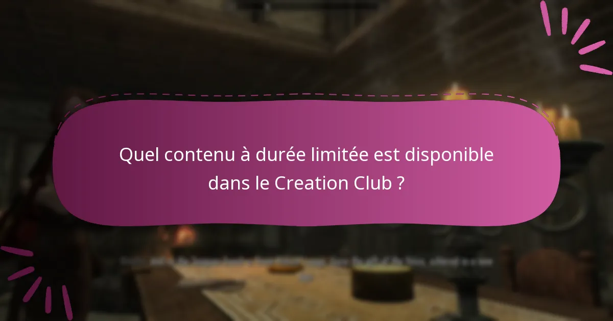Quelles sont les offres saisonnières actuelles dans le Creation Club ?
