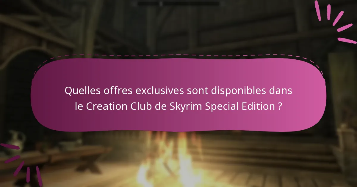 Quels événements promotionnels sont associés au Creation Club ?