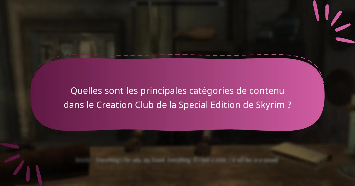 Quelles alternatives existent au contenu du Creation Club ?
